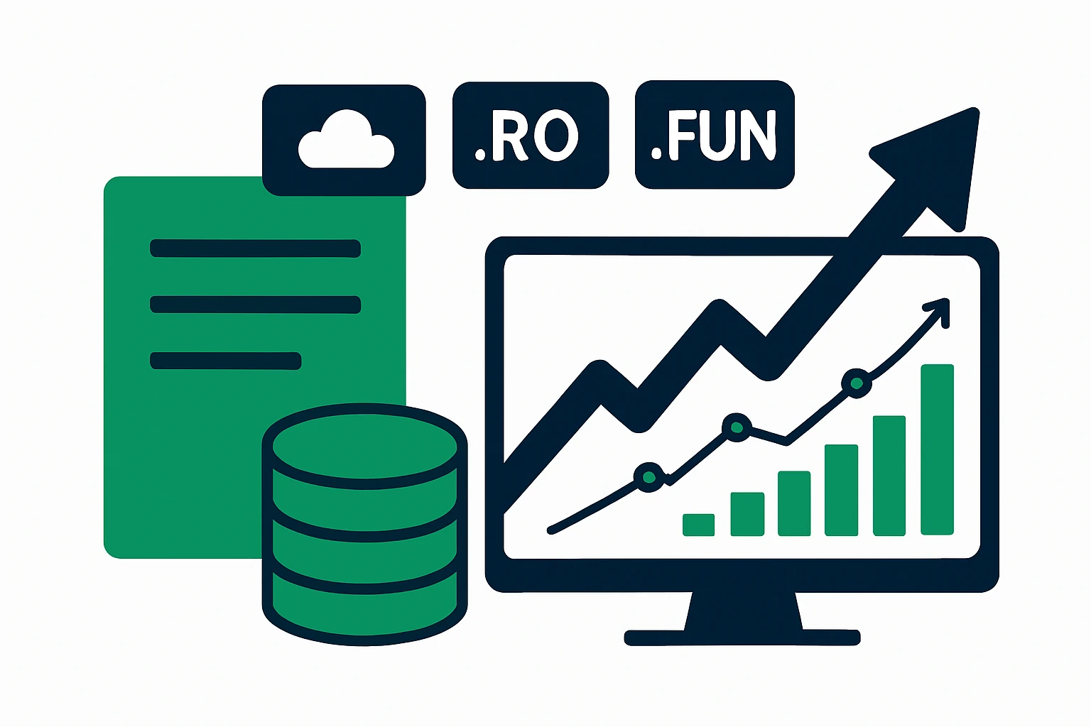 Bulk Domain Lists for SMBs: Accessing .cloud, .ro, and .fun data to inform web strategy