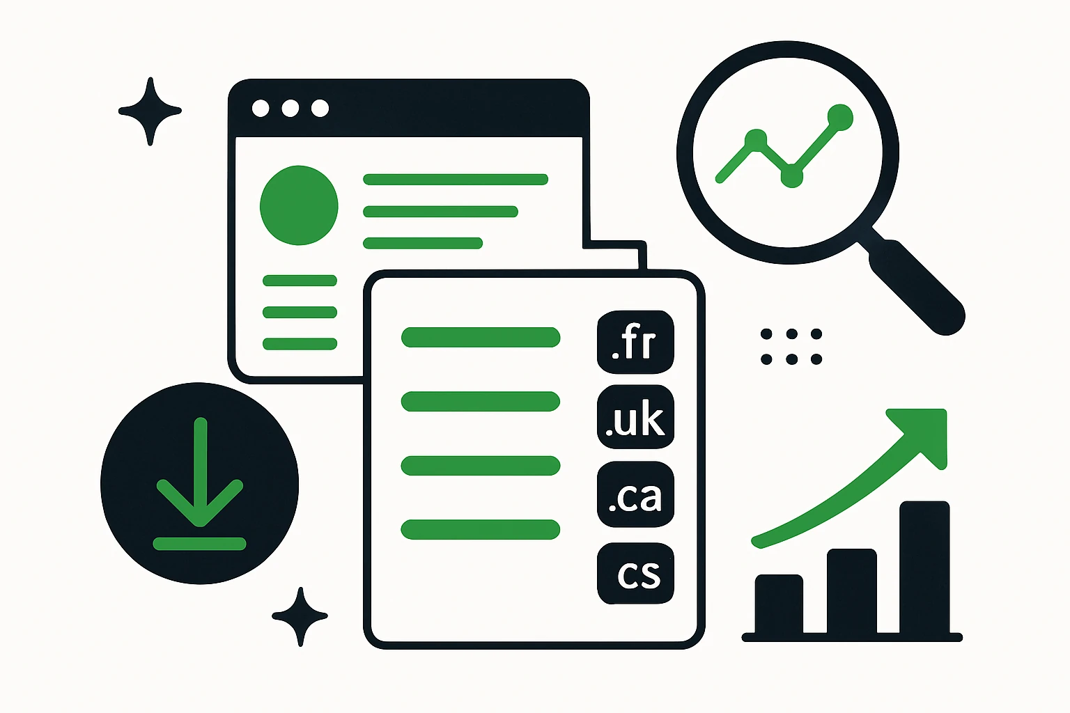 Using downloadable ccTLD domain lists to inform SMB digital marketing and local SEO